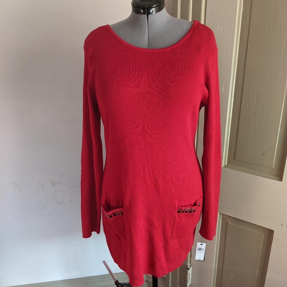 Sassy Ribbed Sweater Dress